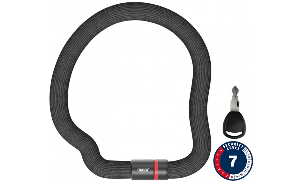 Lukk Abus Goose 6206K/85 BK 