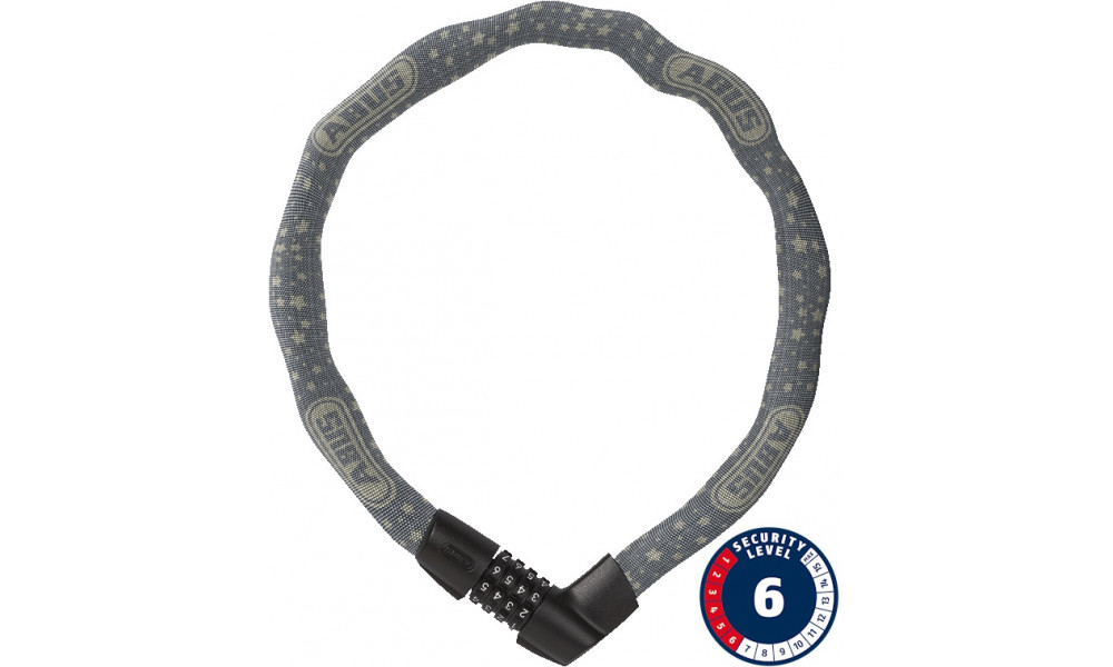 Lukk Abus Tresor 1385/75 grey star 