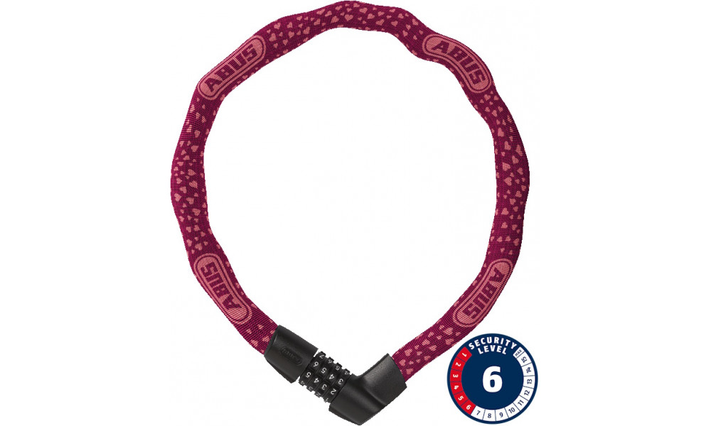 Lukk Abus Tresor 1385/75 cherry heart 