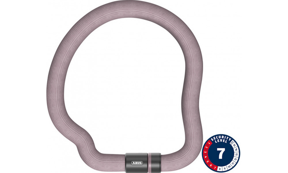 Lukk Abus Goose 6206K/110 rosemauve - 1
