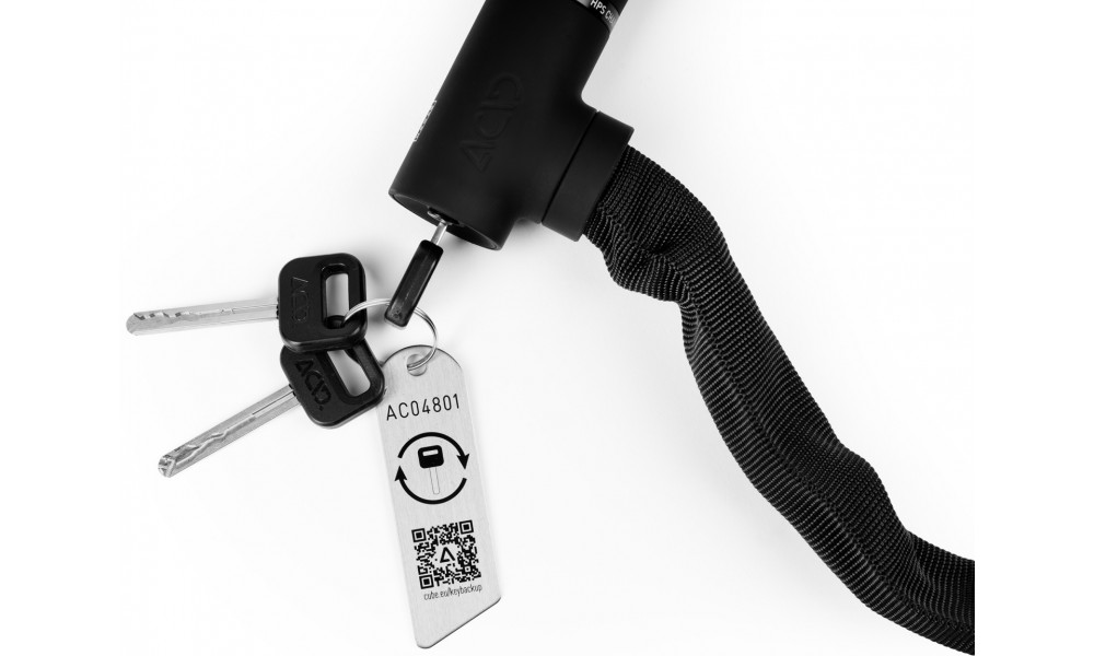 Lukk ACID chain Solid K120 6x1200mm black - 3