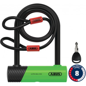 Lukk Abus Ultra Mini 410K/150HB140 green SH + Cobra 10/120
