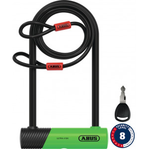 Lukk Abus Ultra 410K/170HB230 green SH + Cobra 10/120