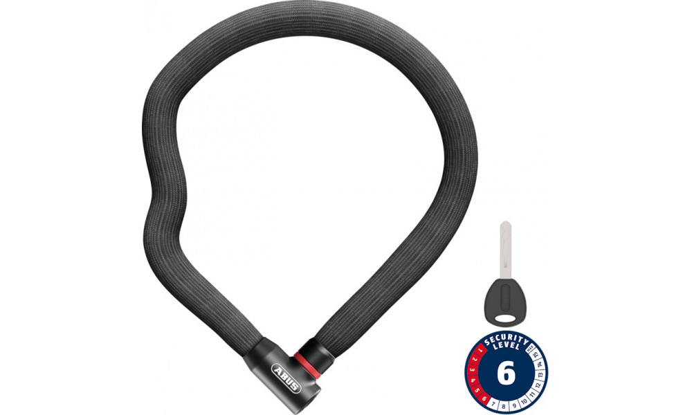 Lukk Abus Goose 4204K/85 black 