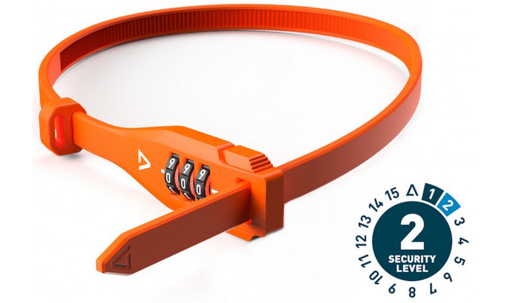 Lukk ACID cable combination Ratch 3.5x600mm orange 