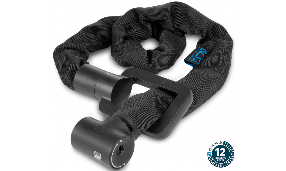 Lukk ACID chain Solid Pro K120 Cargo 8x1200mm black - 1