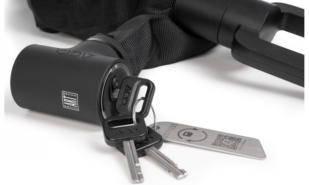 Lukk ACID chain Solid Pro K120 Cargo 8x1200mm black - 3