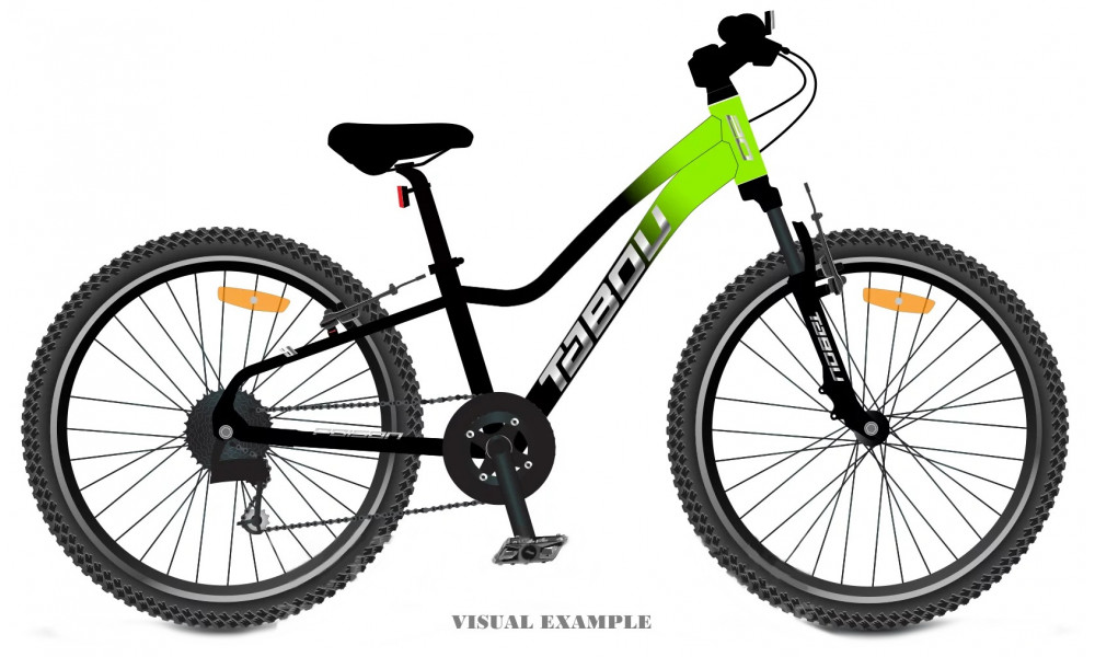 Jalgratas Tabou Poison 20 green-black 