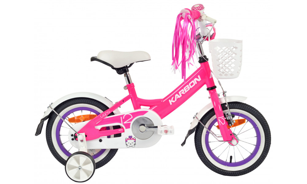 Jalgratas Karbon Tiara 12 pink - 1