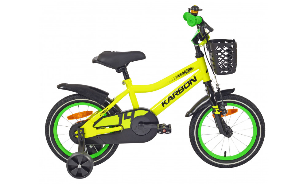 Jalgratas Karbon Comet 14 lime - 1