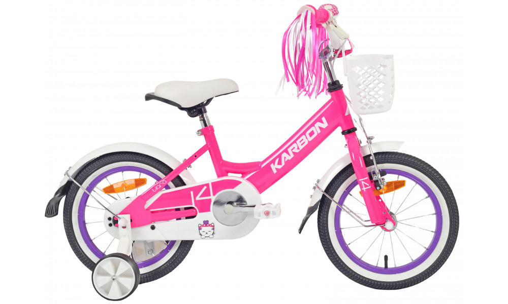 Jalgratas Karbon Tiara 14 pink - 1