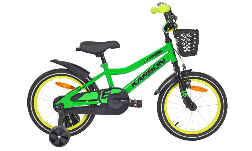 Jalgratas Karbon Comet 16 green neon - 1