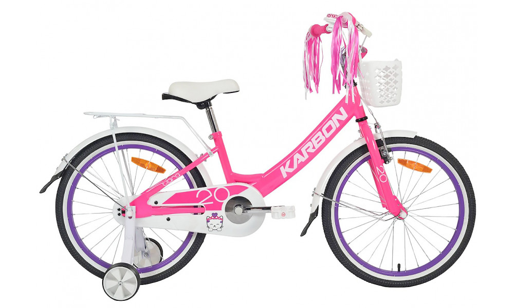 Jalgratas Karbon Tiara 20 pink - 1