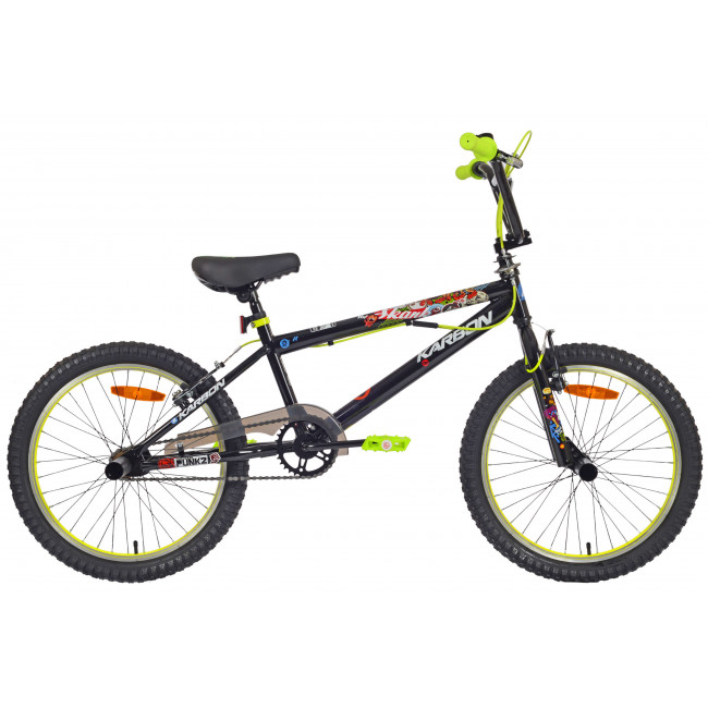 Jalgratas Karbon BMX 20 black-lime