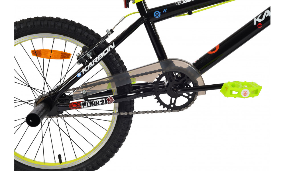 Jalgratas Karbon BMX 20 black-lime - 6