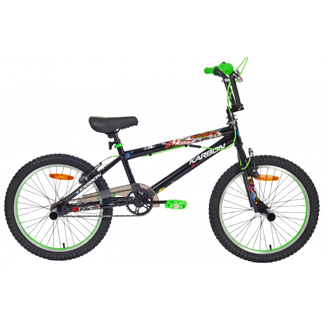 Jalgratas Karbon BMX 20 black-green