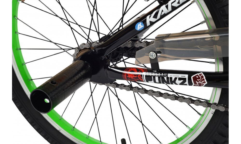 Jalgratas Karbon BMX 20 black-green - 6