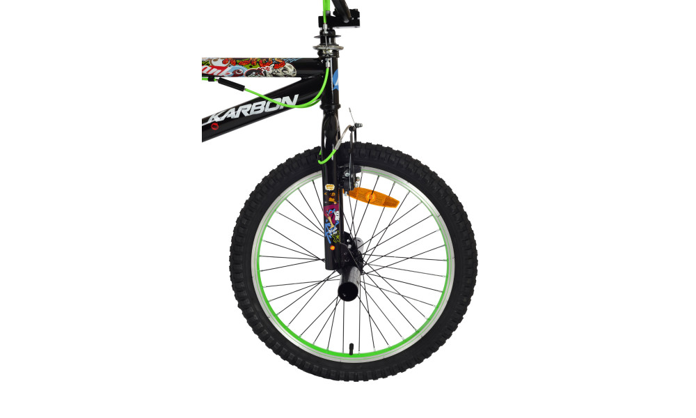 Jalgratas Karbon BMX 20 black-green - 8