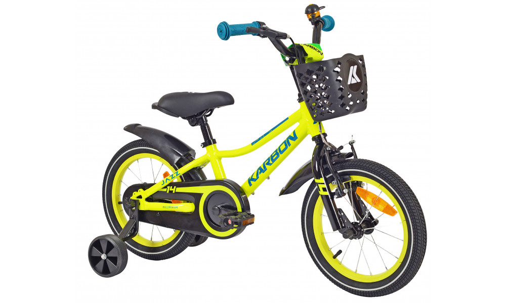 Jalgratas Karbon Jazz 14 lime - 8