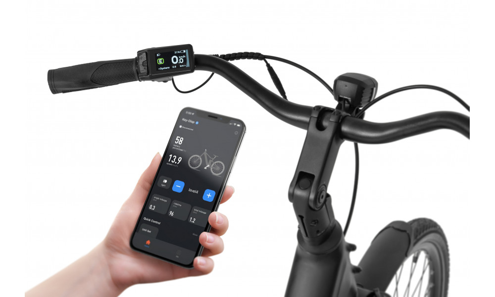 Elektrijalgratas Ecobike LX100 Automatic Black 630Wh - 5