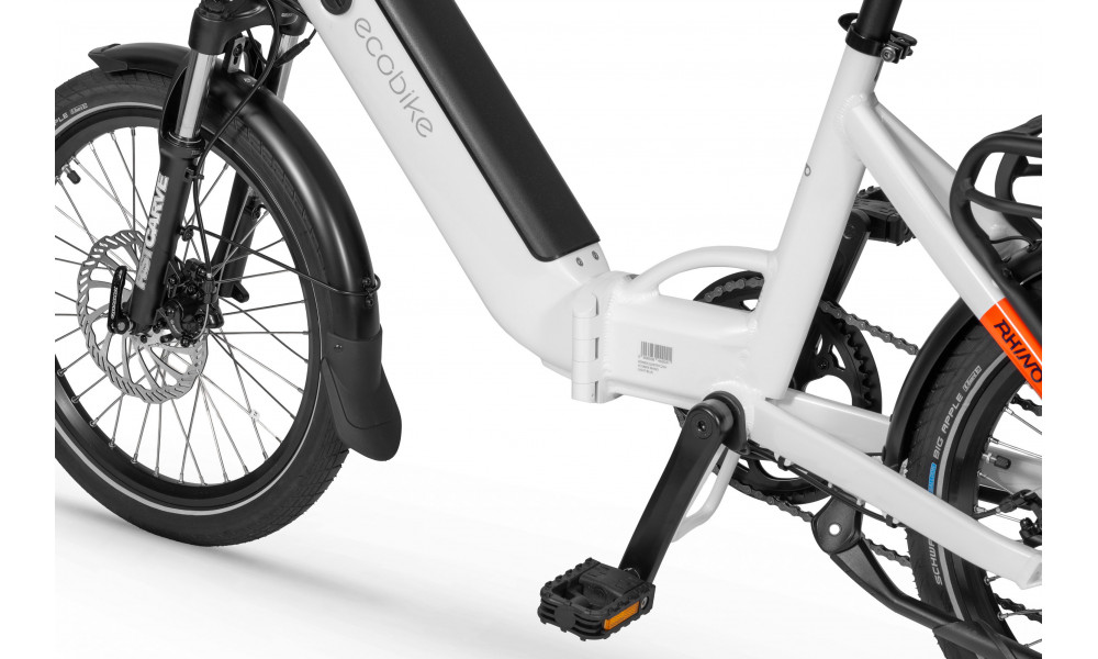 Elektrijalgratas Ecobike Rhino Arctic White 504Wh - 12