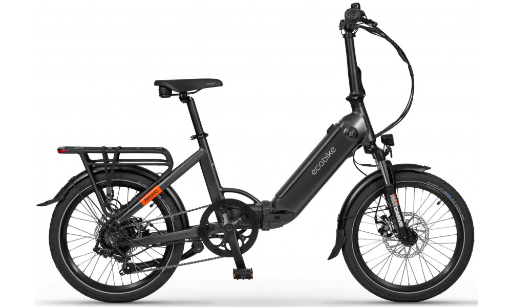 Elektrijalgratas Ecobike Rhino Black 504Wh - 1