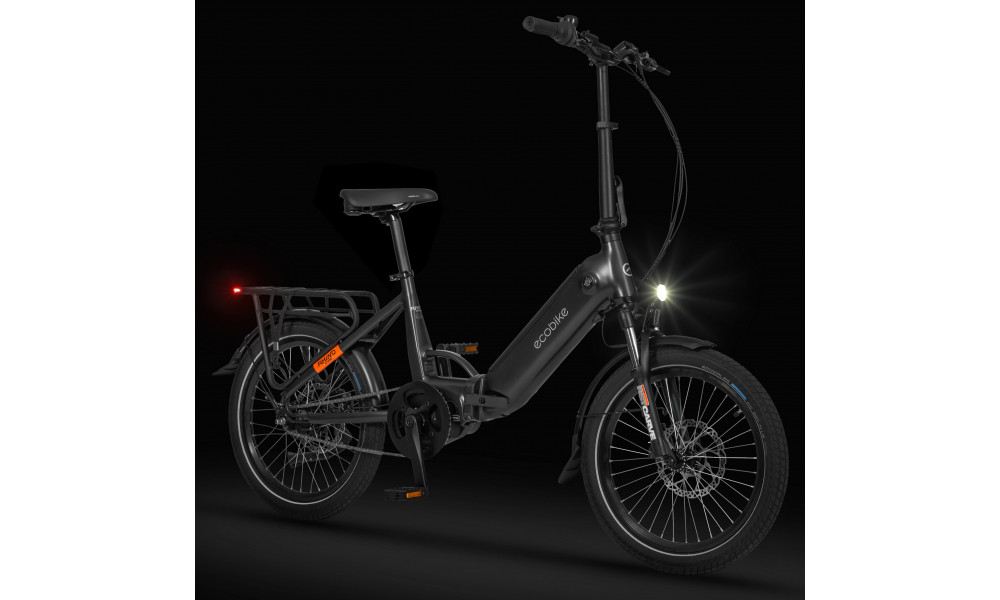 Elektrijalgratas Ecobike Rhino Cruise Black 630Wh - 5