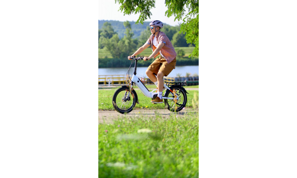 Elektrijalgratas Ecobike Rhino Cruise White 630Wh - 27