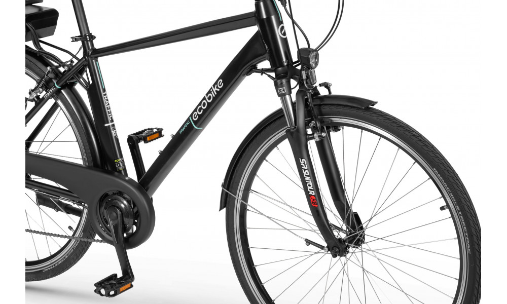 Elektrijalgratas Ecobike Traffic 28 M Black 522Wh - 2