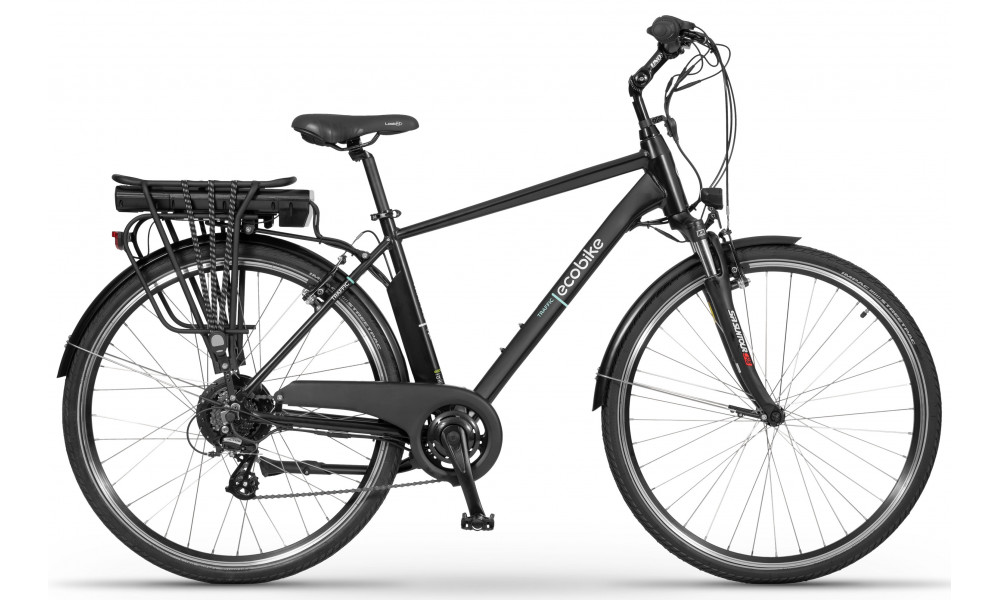 Elektrijalgratas Ecobike Traffic 28 M Black 630Wh - 1