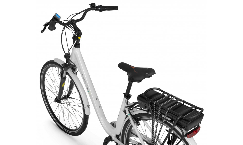 Elektrijalgratas Ecobike Traffic White 468Wh - 5