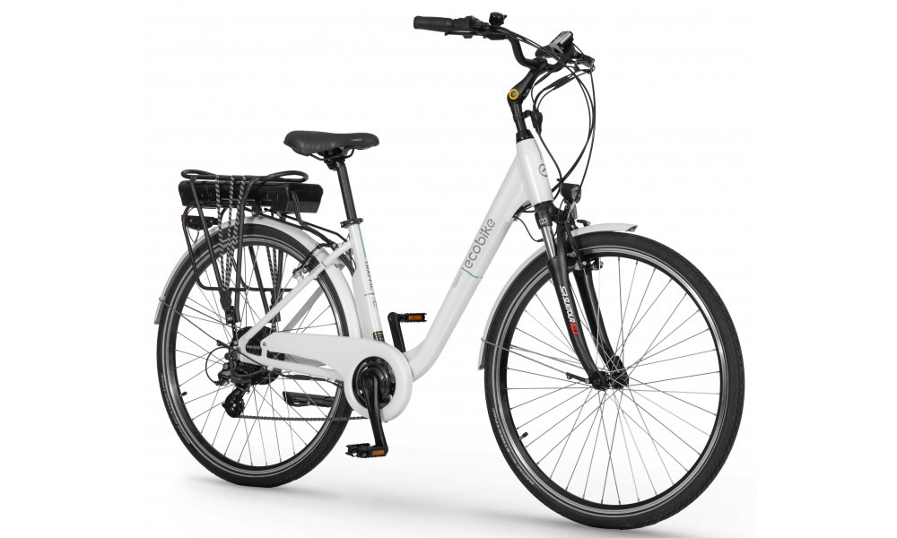 Elektrijalgratas Ecobike Traffic White 522Wh - 4