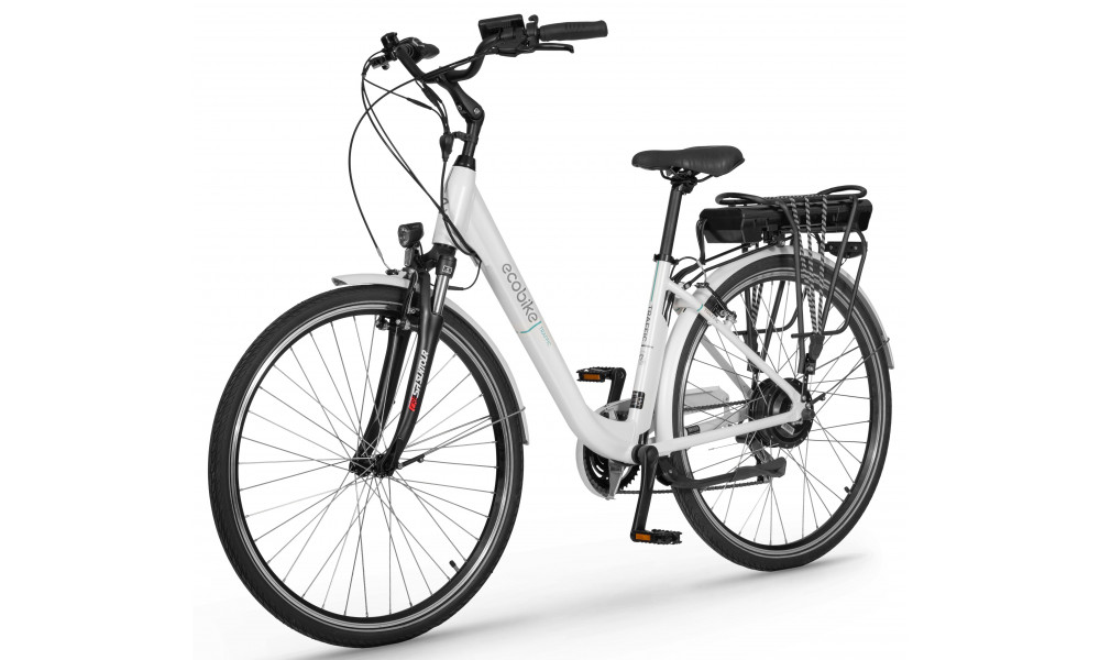 Elektrijalgratas Ecobike Traffic White 630Wh - 3