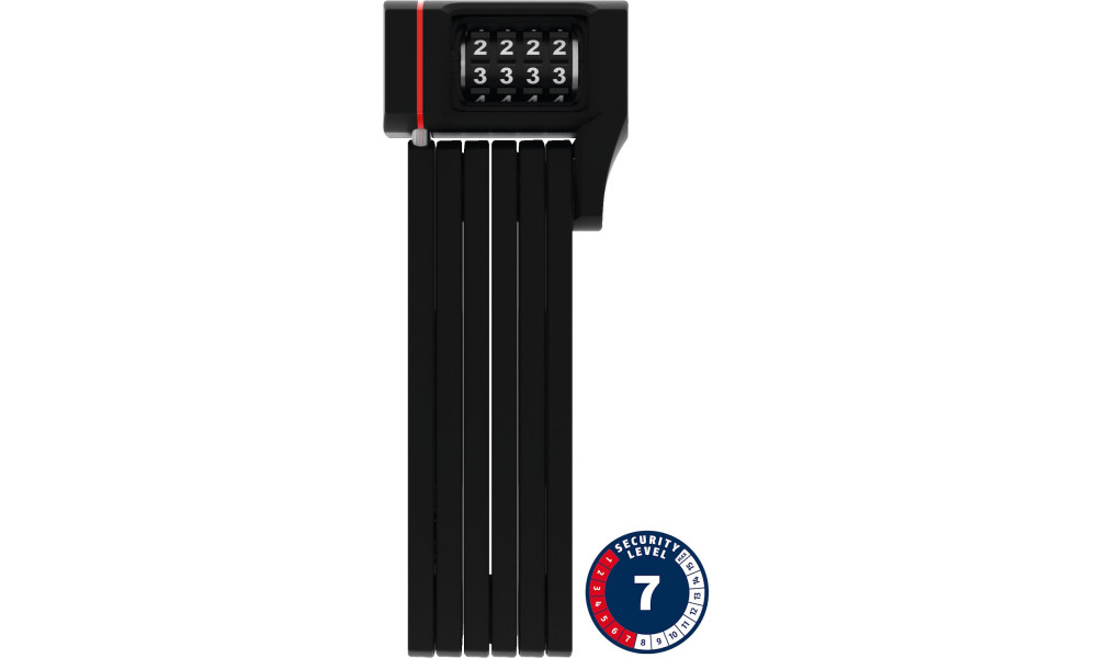 Lukk Abus Folding Bordo uGrip 5700C/80 BK SH 