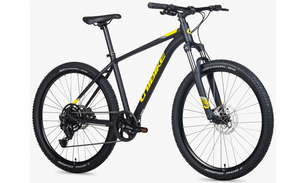 Jalgratas Unibike Shadow 27.5 2026 black-yellow - 2