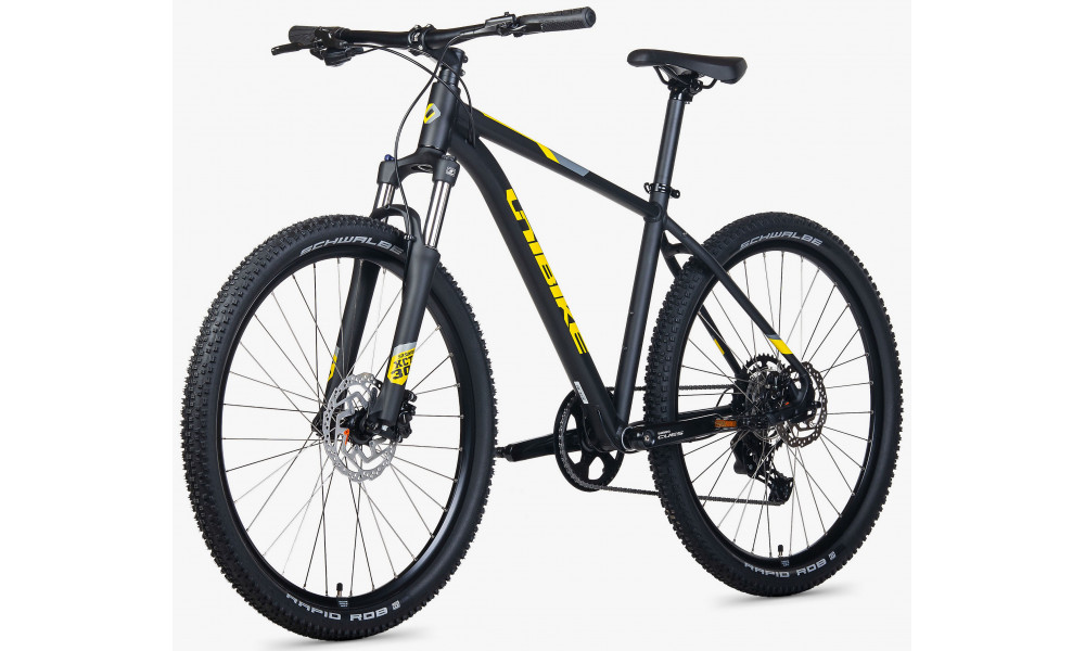 Jalgratas Unibike Shadow 27.5 2026 black-yellow - 3