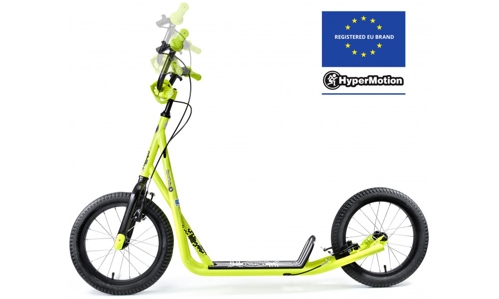 Tõukeratas HyperMotion Runkie 16" yellow - 9