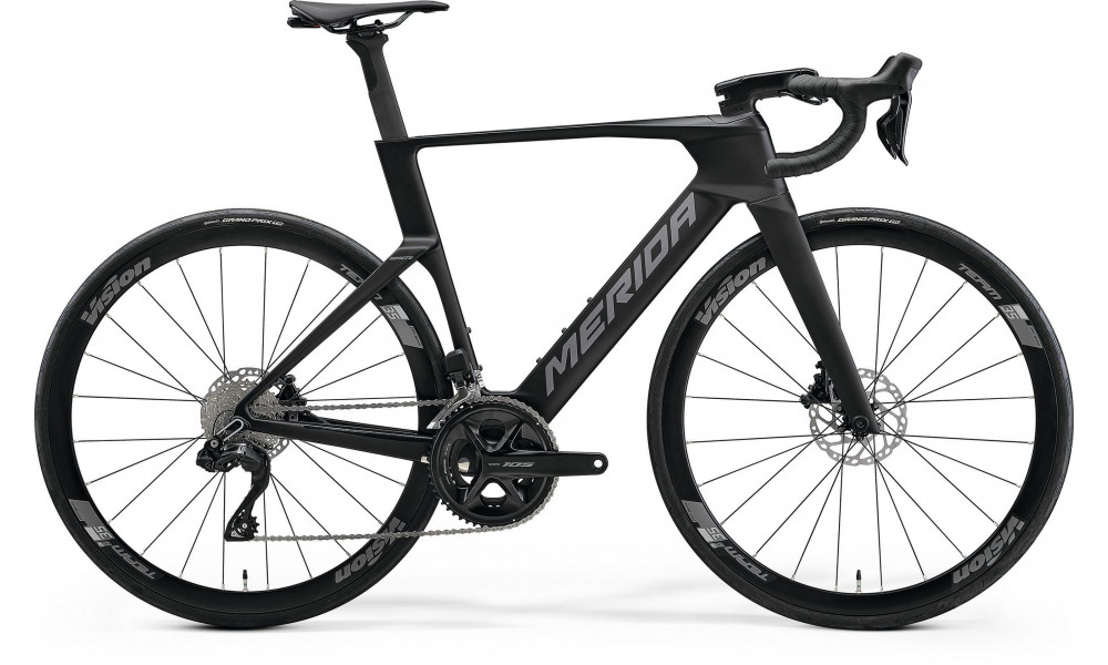 Jalgratas Merida Reacto 5000 2027 silk black(gunmetal grey) 