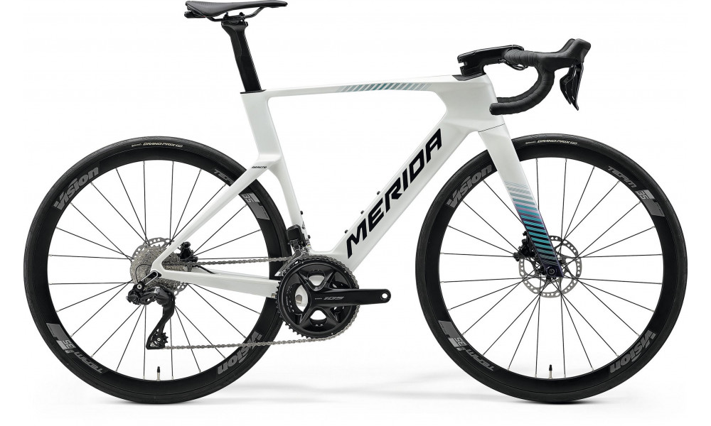 Jalgratas Merida Reacto 5000 2027 pearl/blue(teal) 