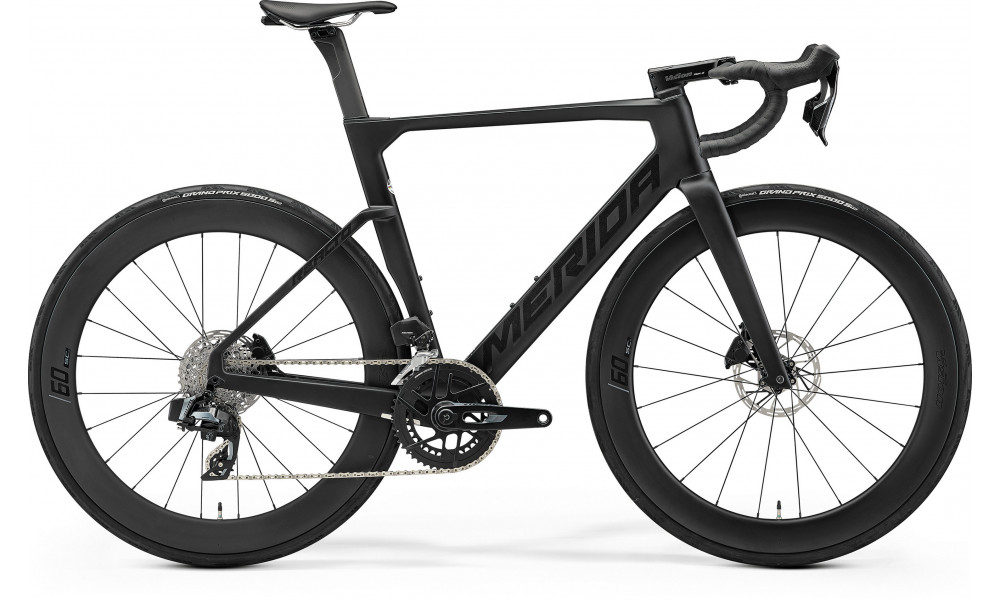 Jalgratas Merida Reacto 7000 2026 silk black(glossy dark silver) 