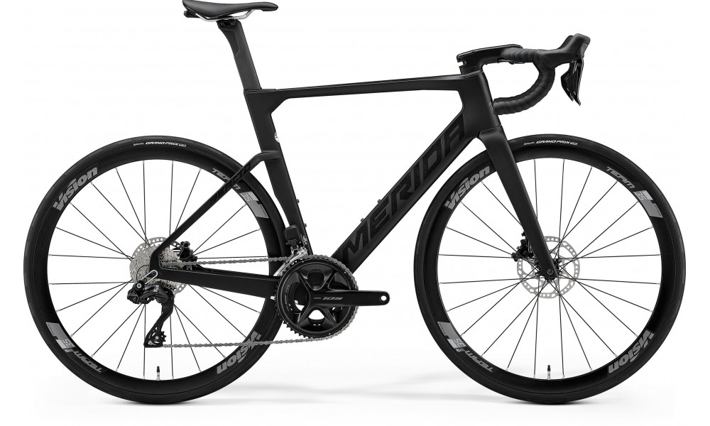 Jalgratas Merida Reacto 5000 2026 silk black(glossy dark silver) 