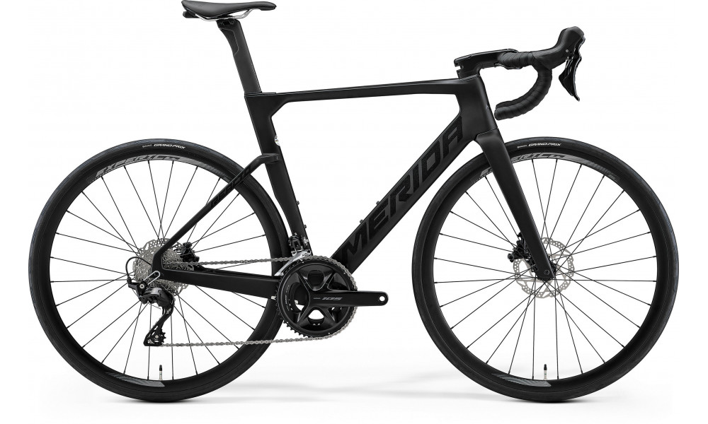 Jalgratas Merida Reacto 4000 2026 silk black(glossy dark silver) 