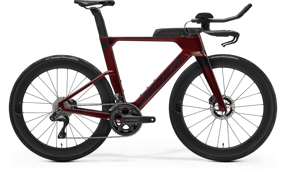 Jalgratas Merida Time Warp TRI Limited 2026 burgundy red(black) 