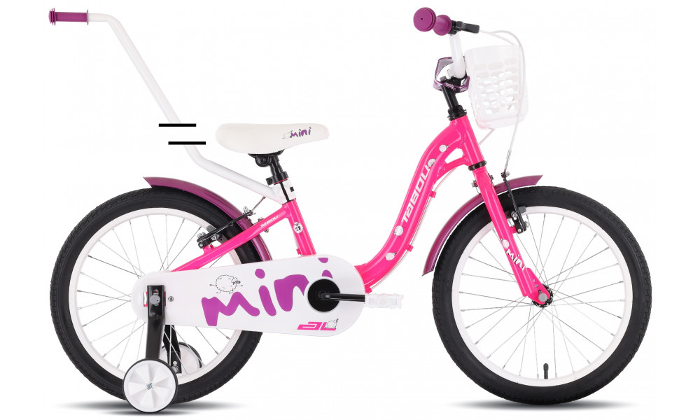 Jalgratas Tabou Miss AL 18 pink-white - 1