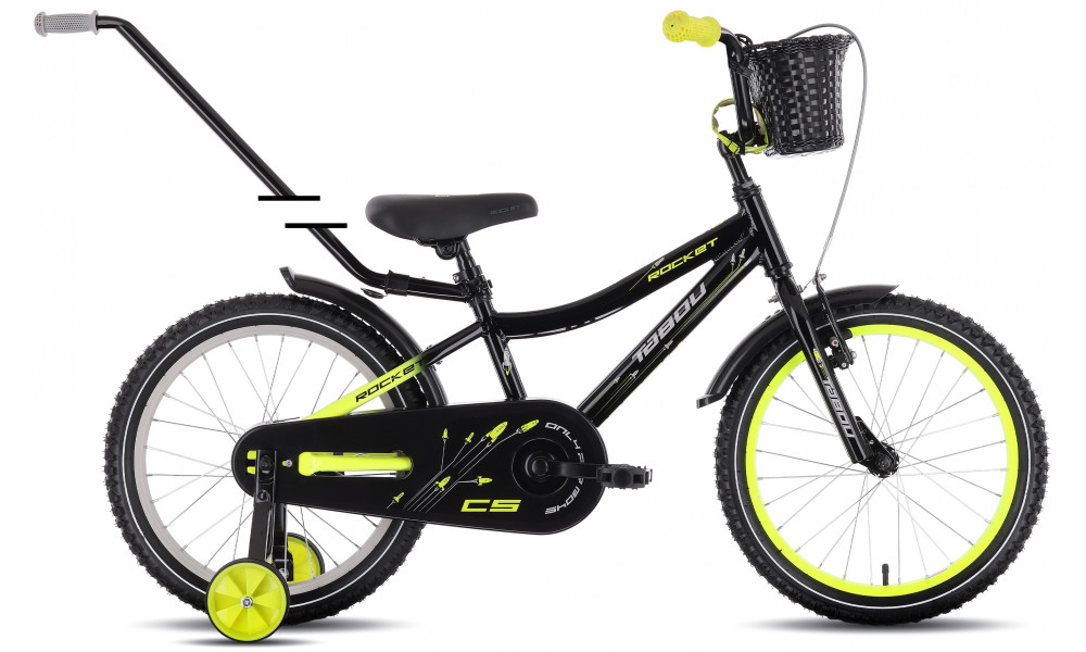 Jalgratas Tabou Rocket CS Alu 18 black-lime - 1