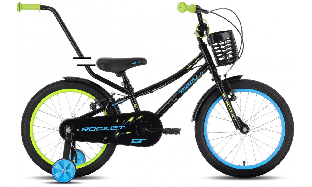 Jalgratas Tabou Rocket ST 18 black-blue - 1