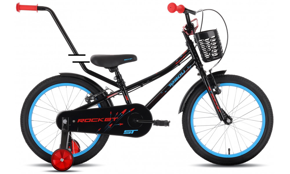 Jalgratas Tabou Rocket ST 18 black-red - 1