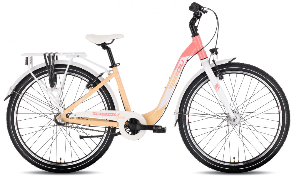 Jalgratas Tabou Queen 26 Plus coral-white - 1