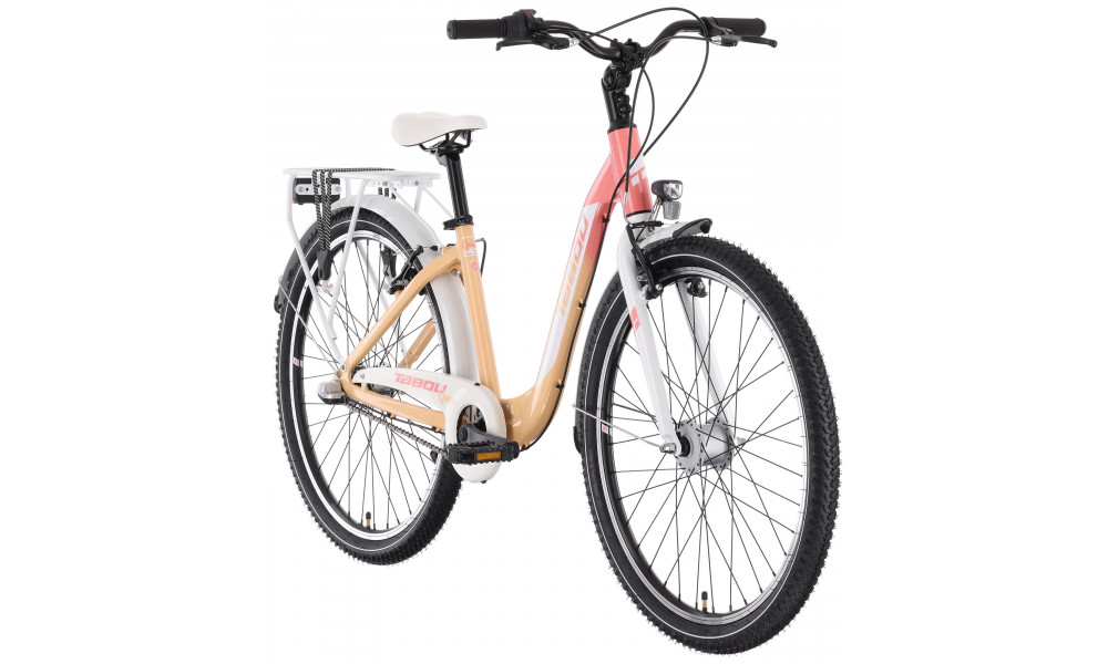 Jalgratas Tabou Queen 26 Plus coral-white - 2