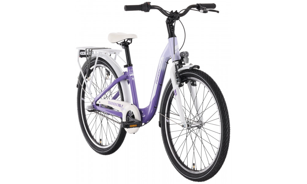 Jalgratas Tabou Queen 24 Plus purple-white - 2
